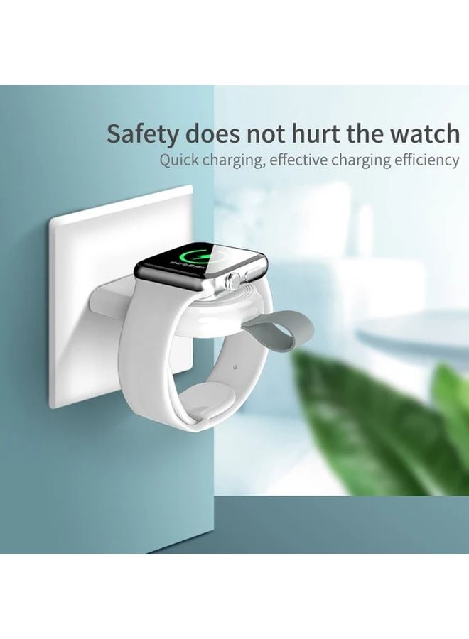 Black Magnetic Smartwatch Charger Pad USB C Fast Wireless Charging Dock For Apple Watch - Image 2